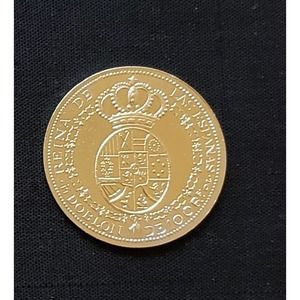 (1850)Queen IsabelII Souvenir Spanish Medal/Token